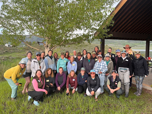 women flyerfishers in Colorado