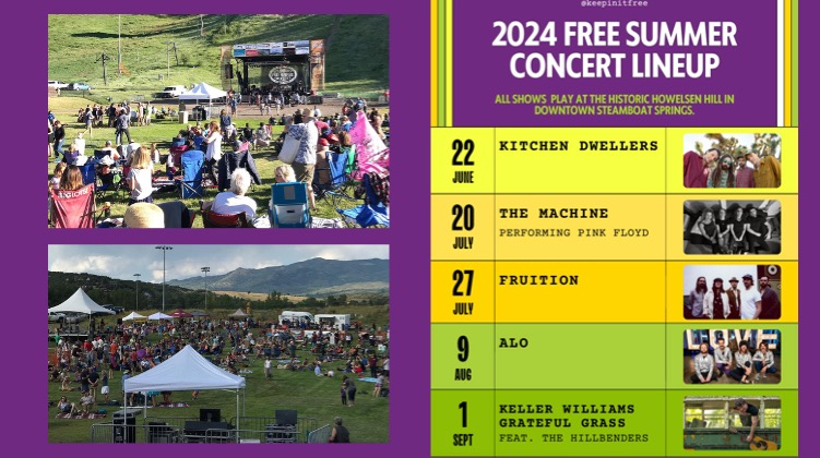 steamboat free concerts